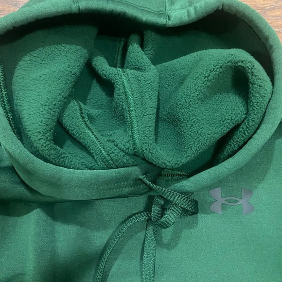 Mens UA Armour Fleece Pro Hoodie - Picture 4 of 5